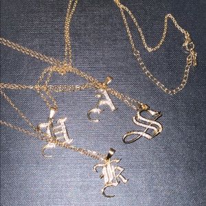 Gold Plated Letter Chain